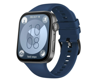 Pasek i akcesoria do zegarków FIXED Silicone Strap do Huawei Watch FIT 3 blue FIXSSTB-1388-BL